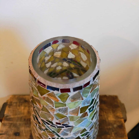 Pottery Vintage Mosaic Vase