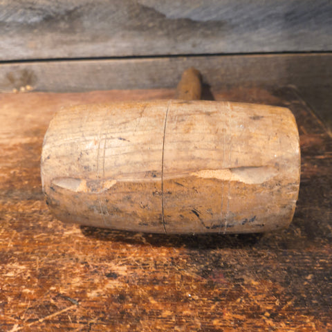 Primitive, vintage Wooden Mallet