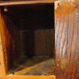 Antique Primitive Wooden Salesman Step back Cupboard