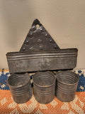 Antique Early Tin Spice Holder