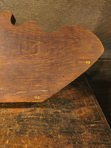 Antique Wooden Bowl Holder