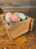 Antique Drawer w/ eggs