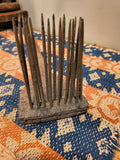 Antique Flax Comb w/ flax