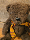 Primitive Chocolate Teddy Bear
