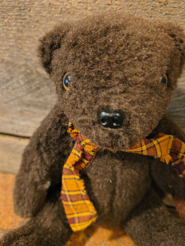 Primitive Chocolate Teddy Bear