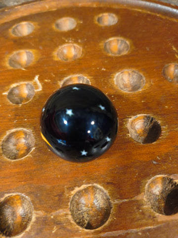 Antique David P Salazar Moon & Stars Handmade Marble