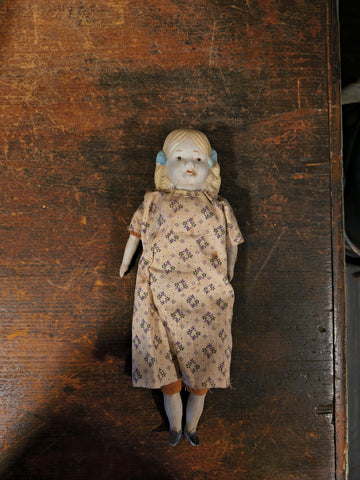 Antique 2 8-in Porcelain Dolls