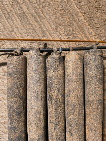 Primitive Tallow Candles on Rod