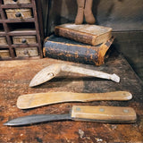 Primitive Wooden Spoon,knife & mixer