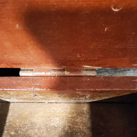 Antique Wooden Keepsakes Box