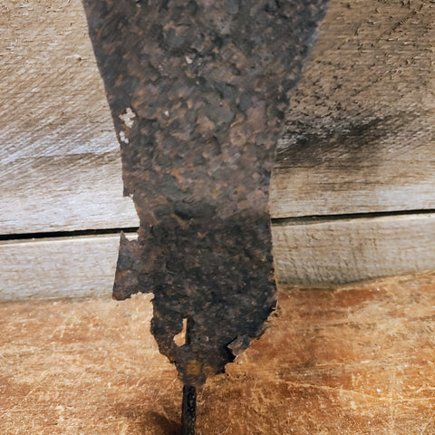 Antique 1700's Hand Wrought Iron Ice Skates.