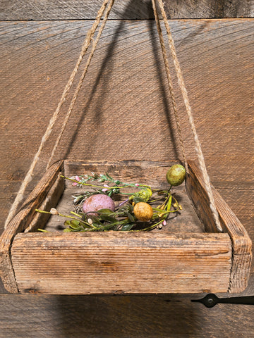 Antique hanging wooden scale