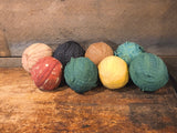 Old Primitive Rag Balls (8)