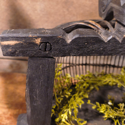 Antique Wooden Bird Cage