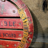 Antique 1912 Reversible Education Board