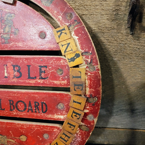 Antique 1912 Reversible Education Board