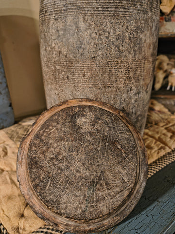 Antique Wooden Water Vessel