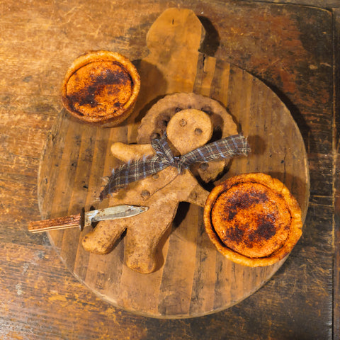 Antique Primitive Wooden Make-Do Cutting Board