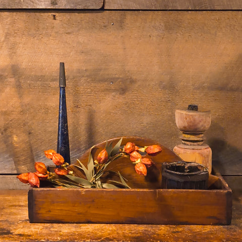 Antique Primitive Wooden Carrier