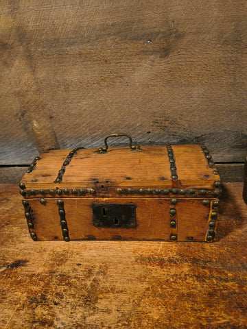 Antique Wooden Trunk