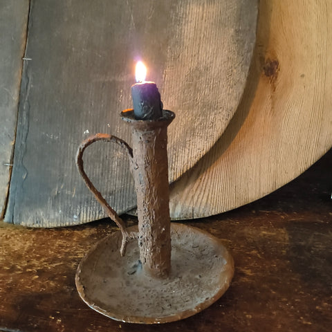 L PRIMITIVE LIGHT CANDLE STICK HOLDER CHAMBERSTICK