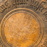 Antique Primitive Wooden Plate