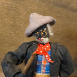 Antique Folk Art Primitive Doll of Man
