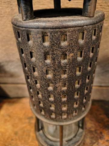 Safety Lamp For Detecting Methane (firedamp) In Mines.