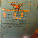 Vintage 1950's Replogle Reference 10 Inch World Globe