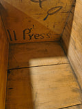 Primitive Folk Art Wooden Box