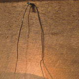 Primitive Wooden Hanging Candle Holder 2" x 3.5"