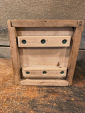 Antique Primitive Wooden Butter Mold