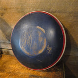 Primitive Out Of Round Wooden Bowl