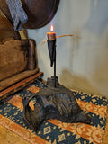 Antique Primitive Rush, Candle Lighting
