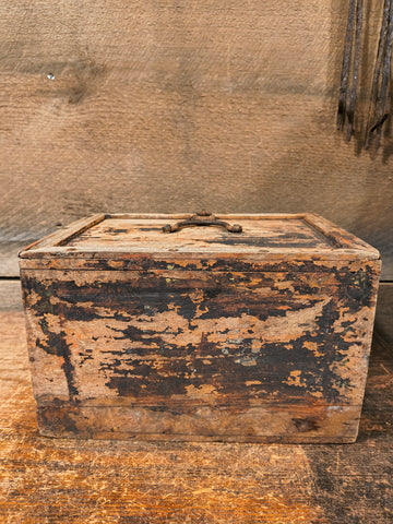 Antique Wooden Primitive liquor chest