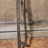 Antique 1700's Hand Wrought Iron Ice Skates.