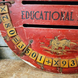 Antique 1912 Reversible Education Board