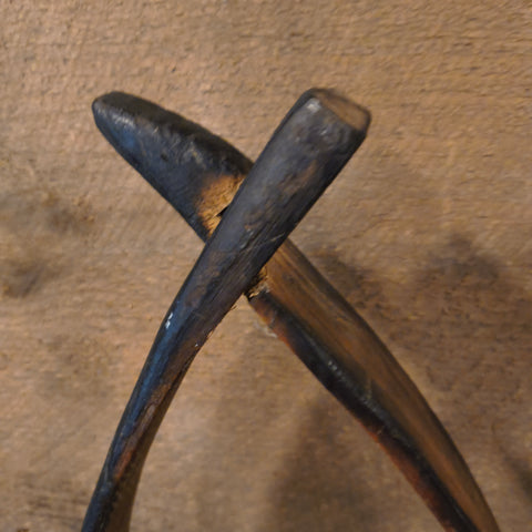 Antique Primitive Wooden Goat Bell
