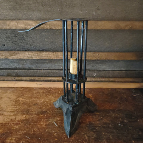 Antique Wrought Iron Wine Cellar Rat "CAMION FRERES" 19th Century