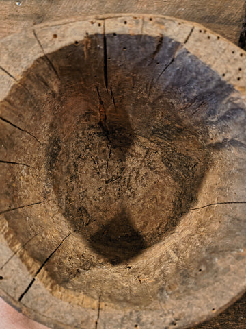 Antique Primitive Dugout Chest