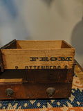 Antique 3 Drawer Wooden Chest