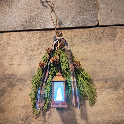 Primitive greens with lantern