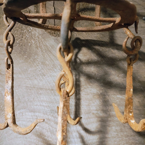 Antique Wrought Iron Game Hook