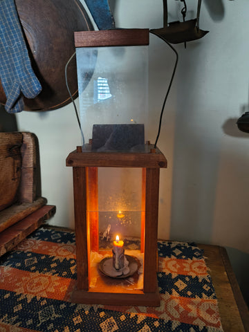Primitive Wooden Lantern