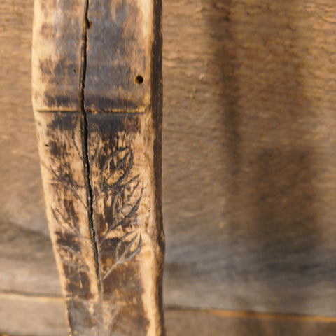 Antique Primitive Wooden Spoon 17"