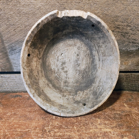 Antique Wooden Bowl