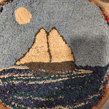 Antique Hand Hooked Rug