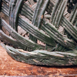 Antique Original Green Basket