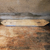 Antique Spoon Rack with Original Blue Paint