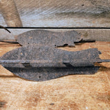 Antique 1700's Hand Wrought Iron Ice Skates.
